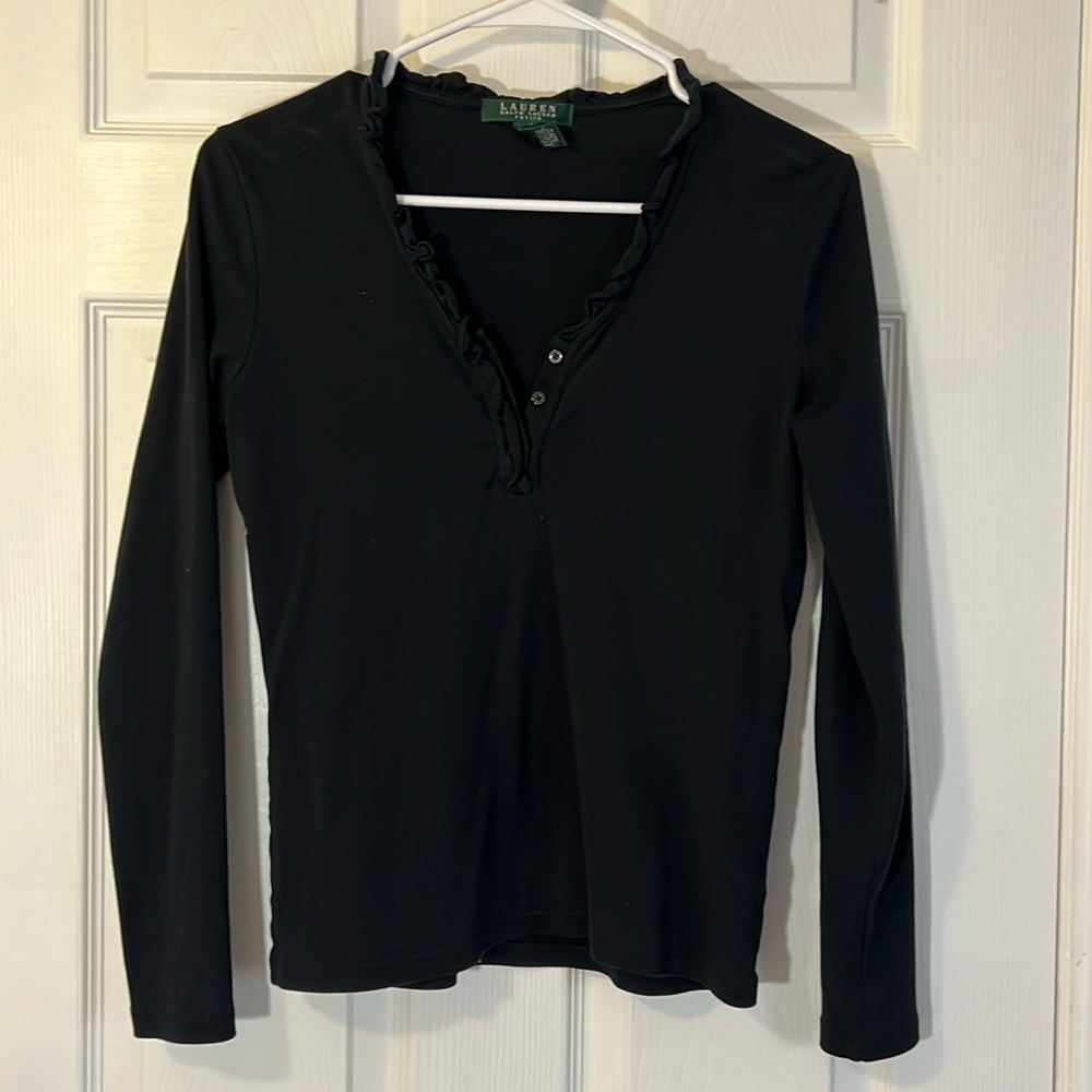 ralph lauren black long sleeve